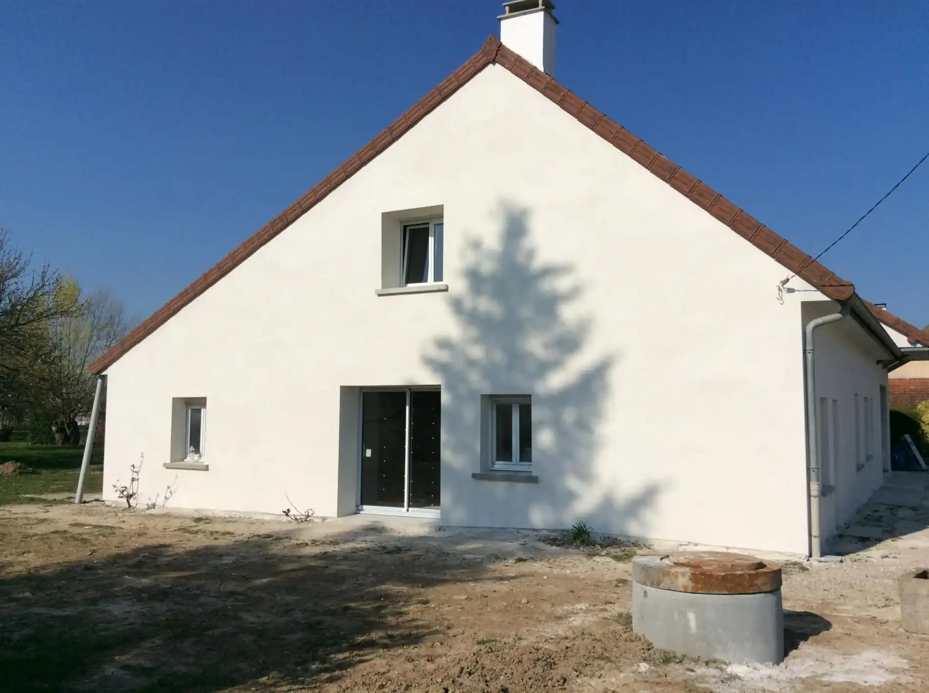 Façade rénovée, isolation thermique par l'extérieur (ITE)