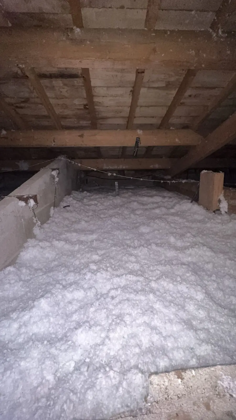 Isolation des combles par soufflage